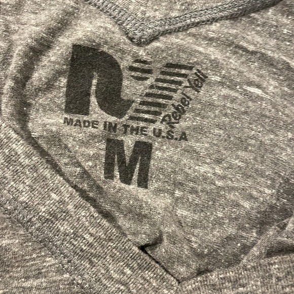 Rebel Yell red and white 🇺🇸 tank top size M crop top - Picture 2 of 3